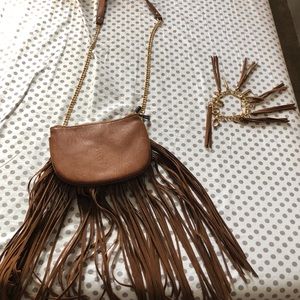 Aldo Fringed Crossbody Bag
